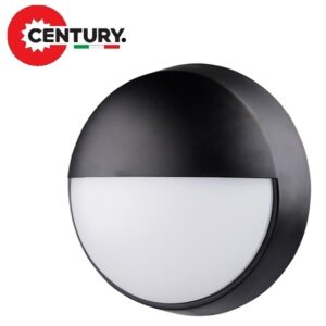 Plafoniera LED 14w Rotonda Nera Tricolor 1550 Lumen IP54 OASI